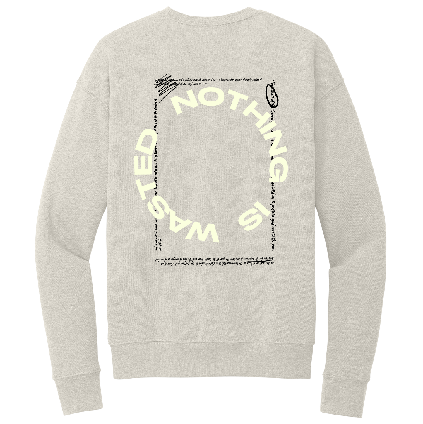 NOTHING WASTED SWEATSHIRT (DUST)