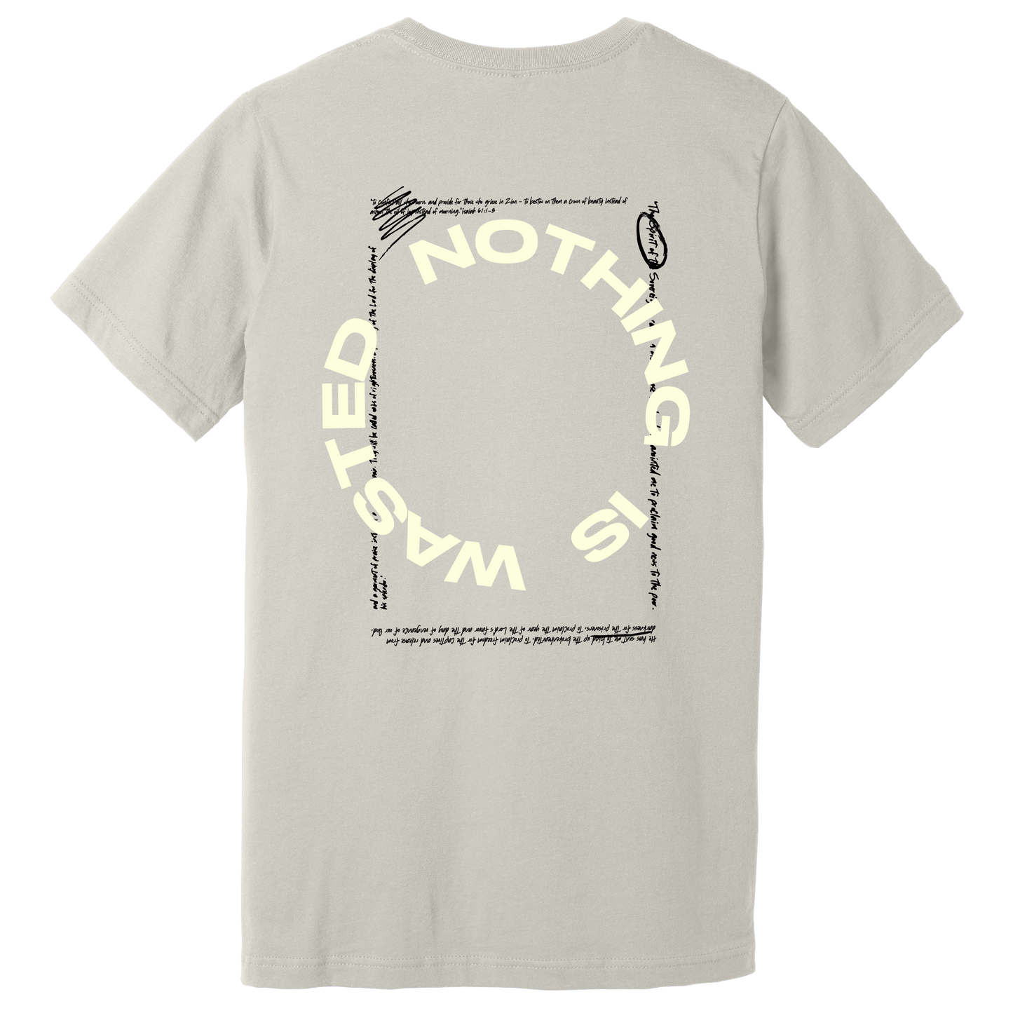 NOTHING WASTED TEE (DUST)