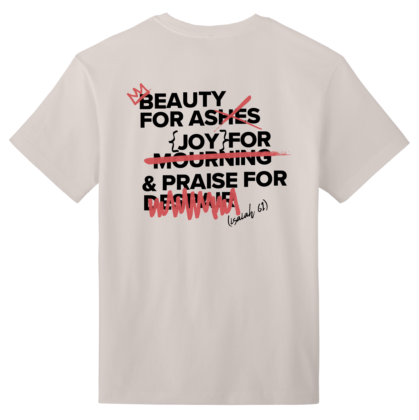 GARMENT OF PRAISE TEE (CREAM)