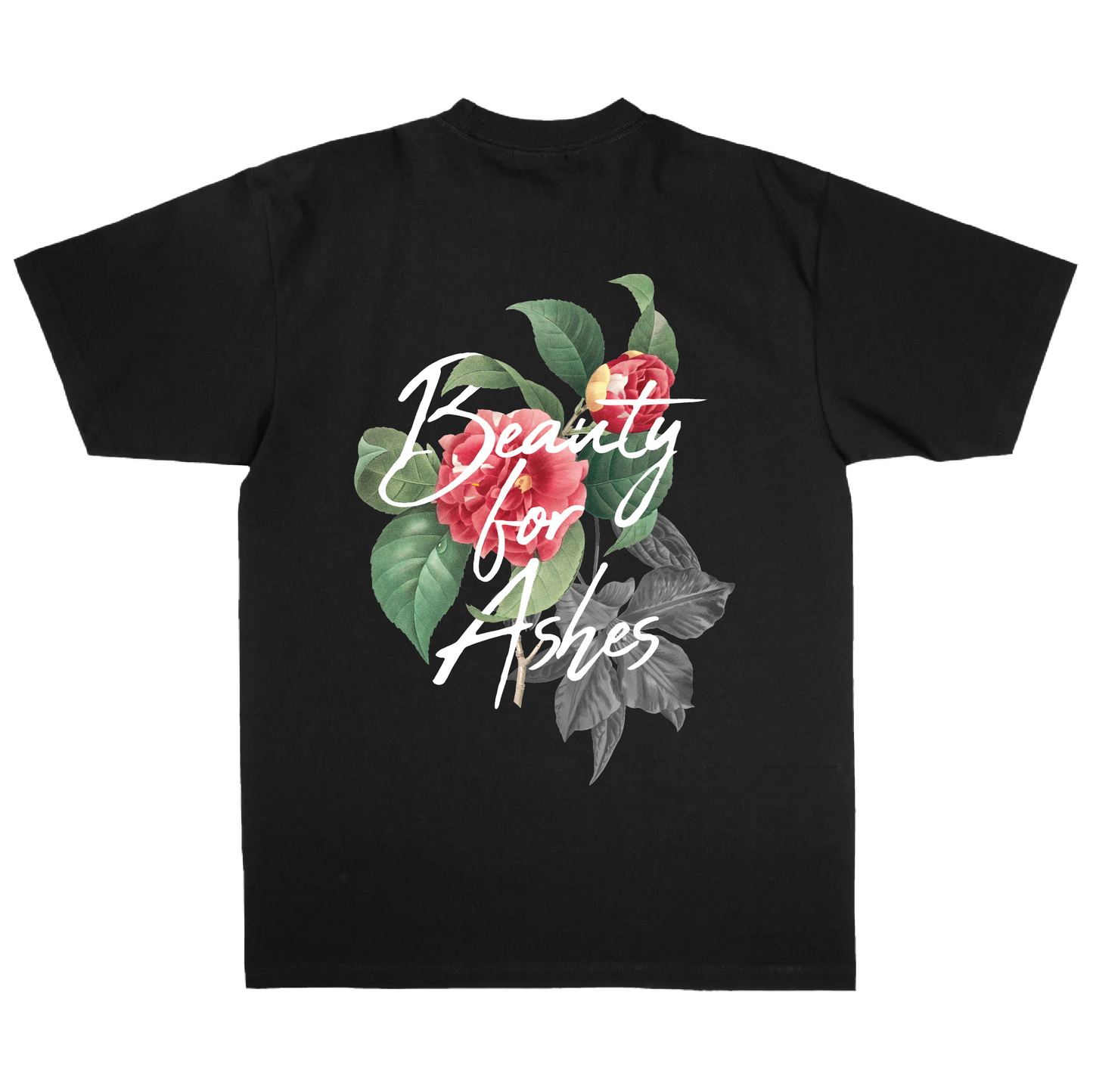 BEAUTY FOR ASHES TEE (BLACK)