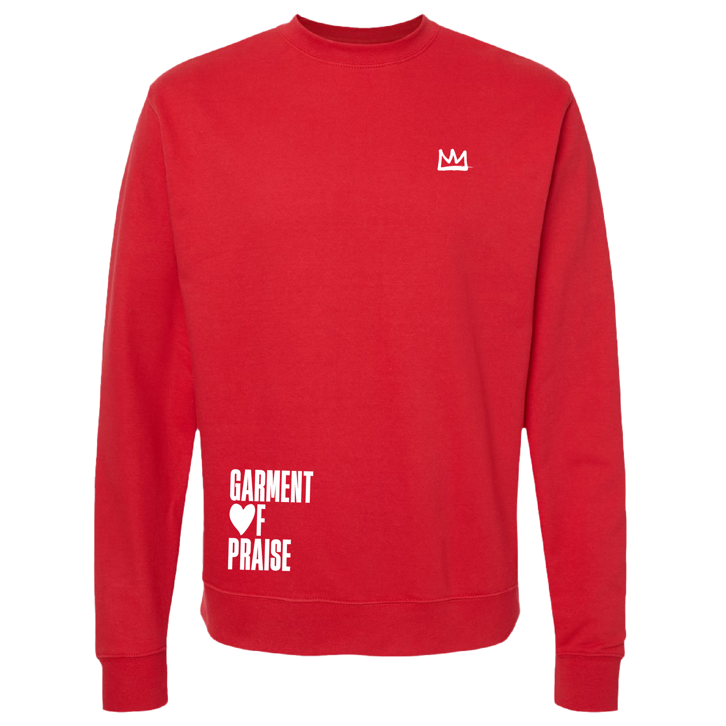 GARMENT OF PRAISE SCRIPTURE (RED)