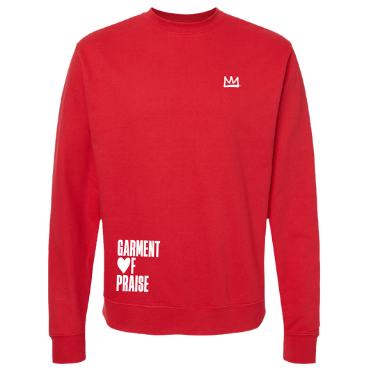 GARMENT OF PRAISE SCRIPTURE (RED)
