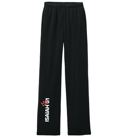 ISIAH 61 SWEATPANTS (BLACK)