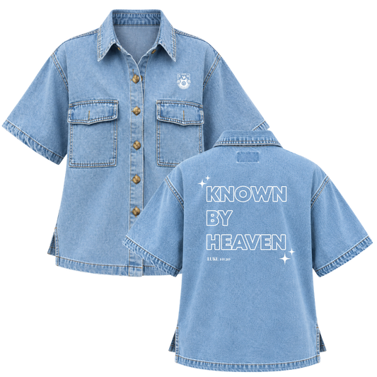 KNOWN BY HEAVEN DENIM SHIRT