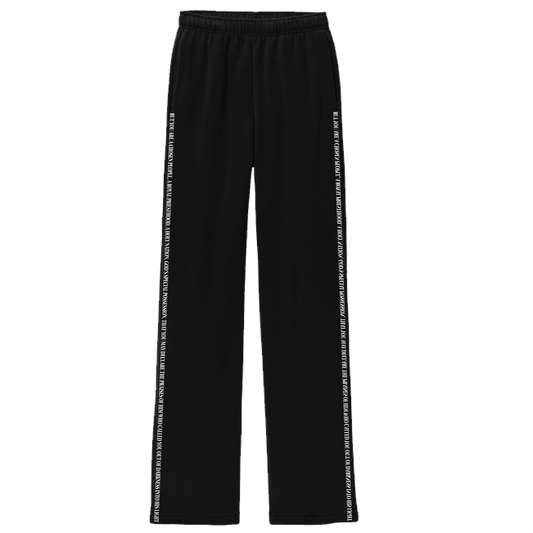 SCRIPTURE SWEATPANTS (BLACK)